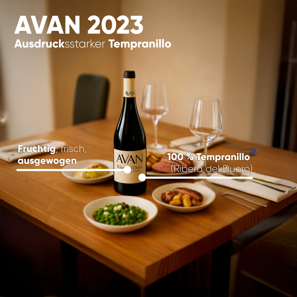 AVAN 2023 – Ausdrucksstarker Rotwein aus der D.O. Ribera del Duero