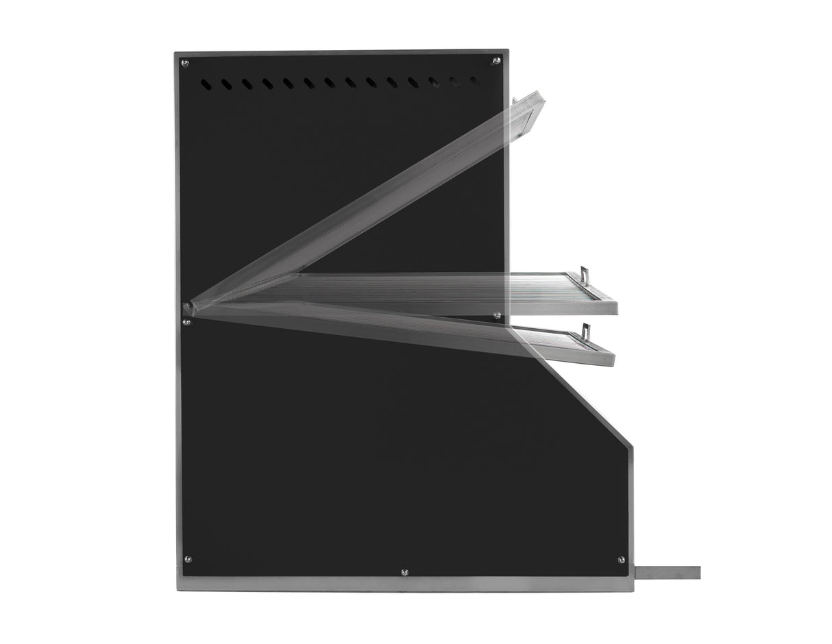 Offener Grill ohne Schamottbasis