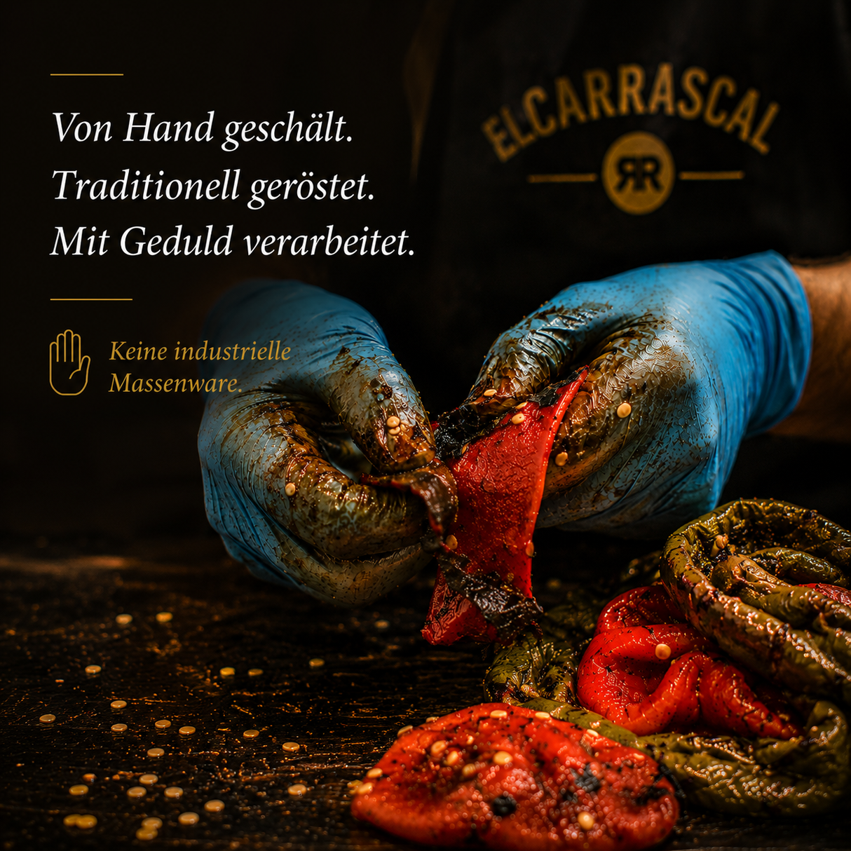 El Carrascal - Pimientos del Piquillo - gegrillte und eingelegte rote Spitzaprika - 400g