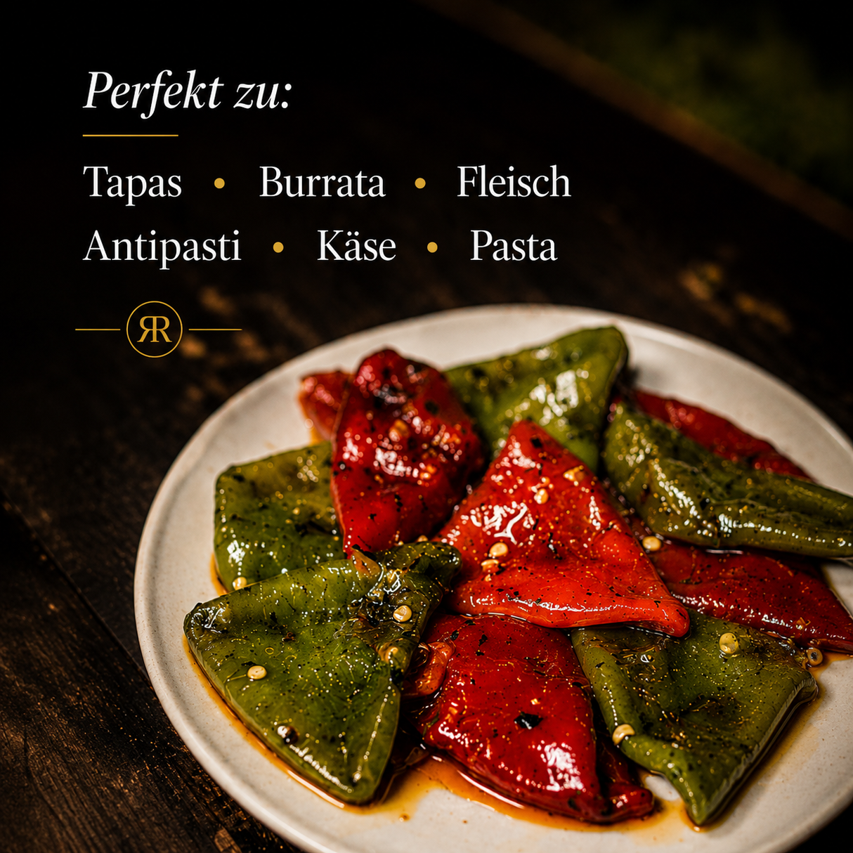 Pimientos del Piquillo Entreverados rot grün von El Carrascal 400g