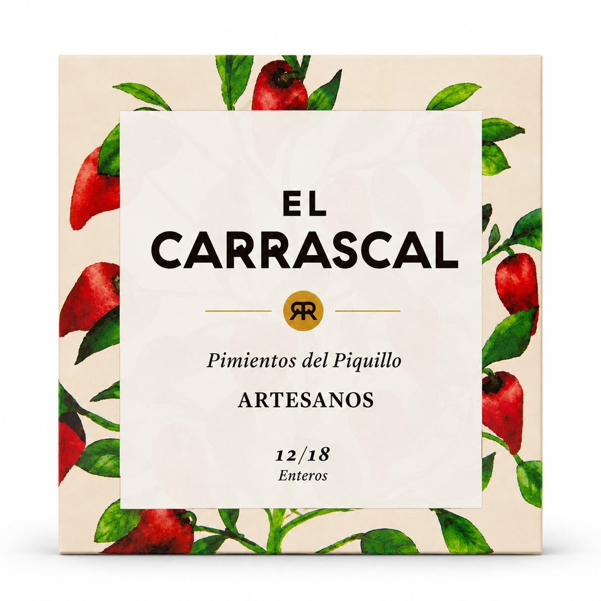 El Carrascal - Pimientos del Piquillo - gegrillte und eingelegte rote Spitzaprika - 255g