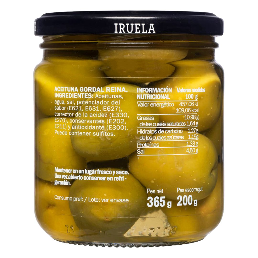 Iruela - Gordal Reina Oliven, mit Stein - 365g