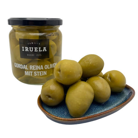 Iruela - Gordal Reina Oliven, mit Stein - 365g