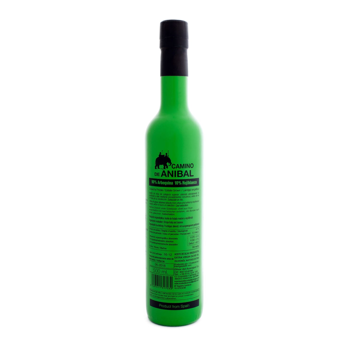 Camino De Anibal - BIO Extra Virgin Olive Oil - 90% Arbequina + 10% Hojiblanca - Spanien - 500ml