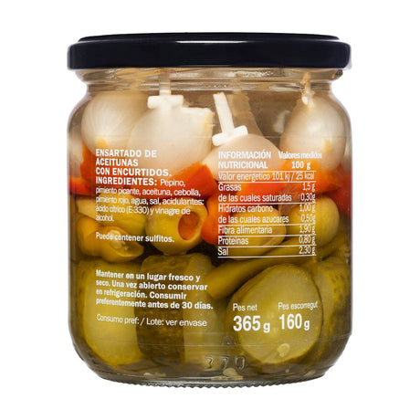 Iruela - Mixed Pickles Tapas-Spieße "Banderillas"  - eingelegt - 365g