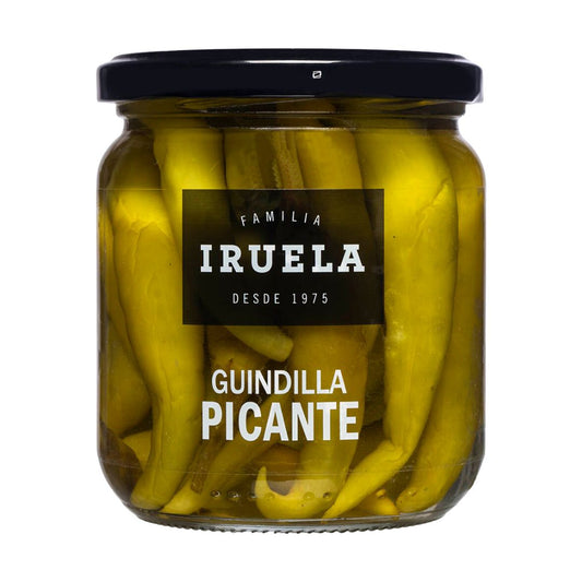Iruela - Grüne Peperoni "Guinduilla Picante" - eingelegt - 365g