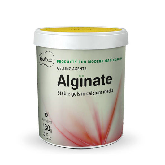 TÖUFood -Alginat - 130g - Geliermittel, Verdickungsmittel, Stabilisator