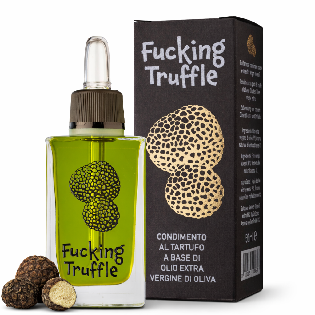 F…ing Aroma – 3er Set Extra Natives Olivenöl mit Peperoncino, Basilikum & Trüffel Aroma Drops in Pipettenflaschen für die perfekte Dosierung – 3 × 50 ml**