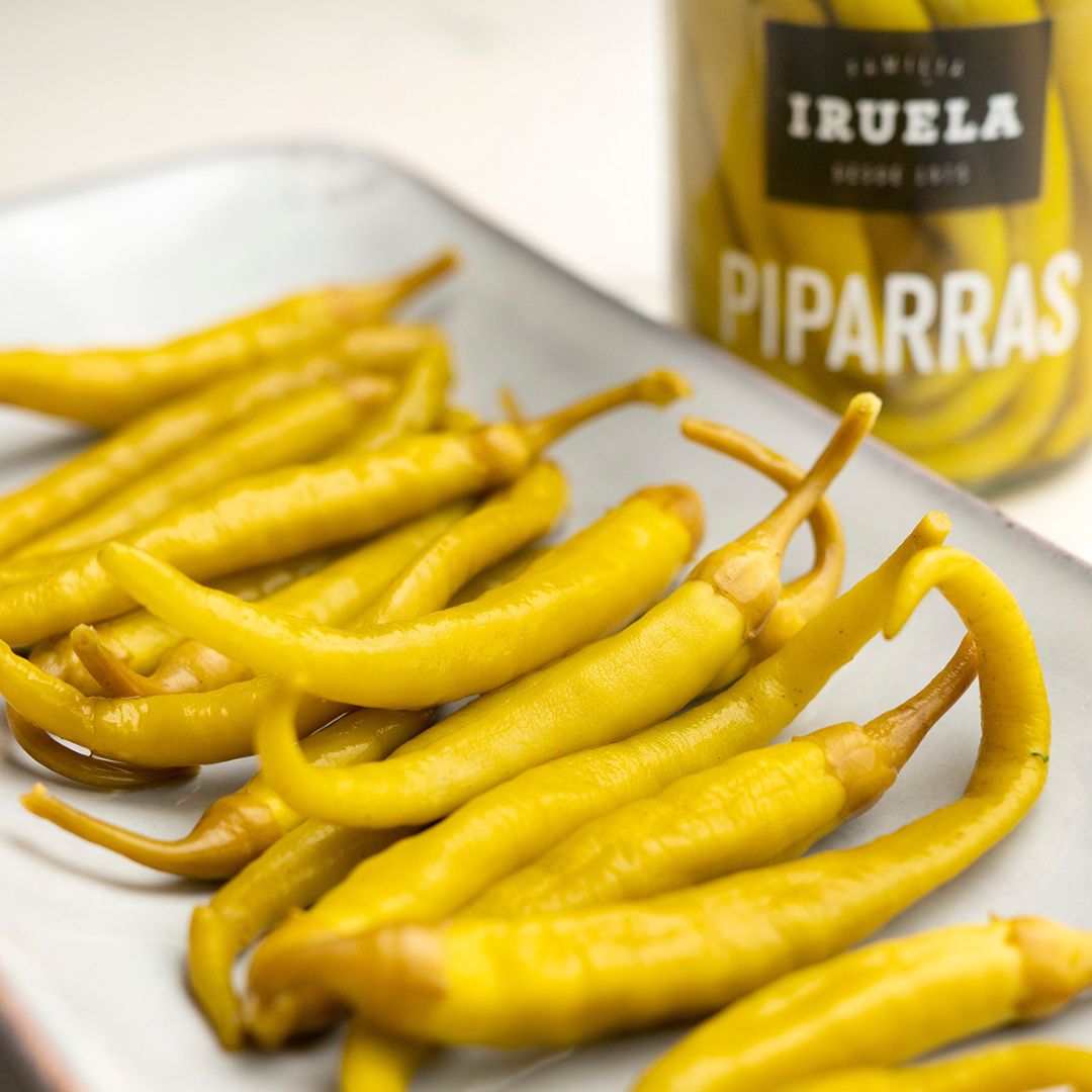 Iruela - Grüne milde Peperoni "Piparras" - eingelegt - 190g - Spanien