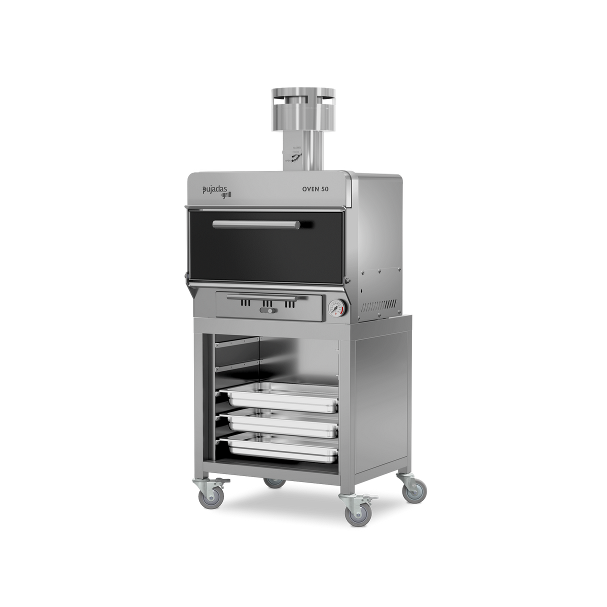 Funktionaler Holzkohleofen- Pujadas