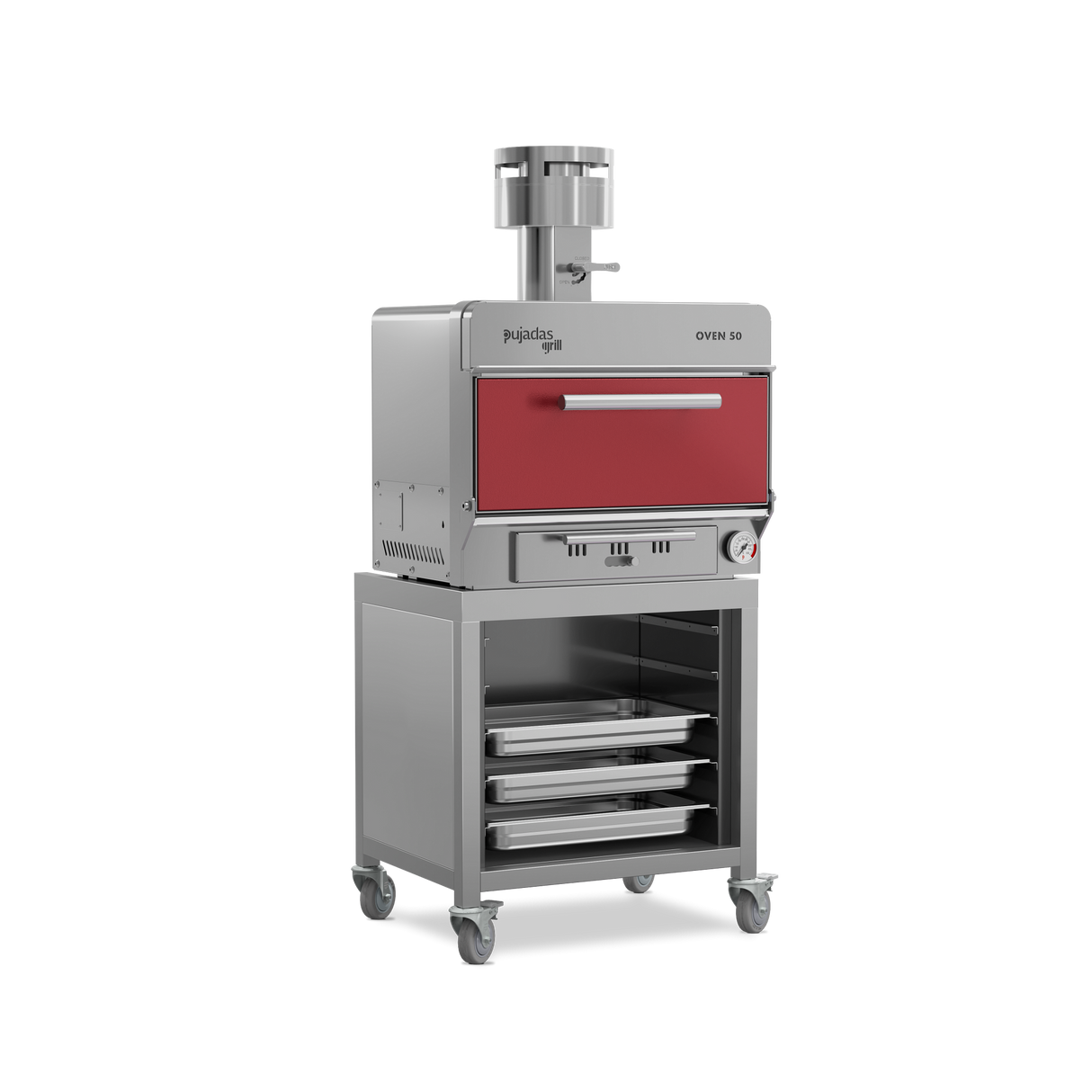 Funktionaler Holzkohleofen- Pujadas