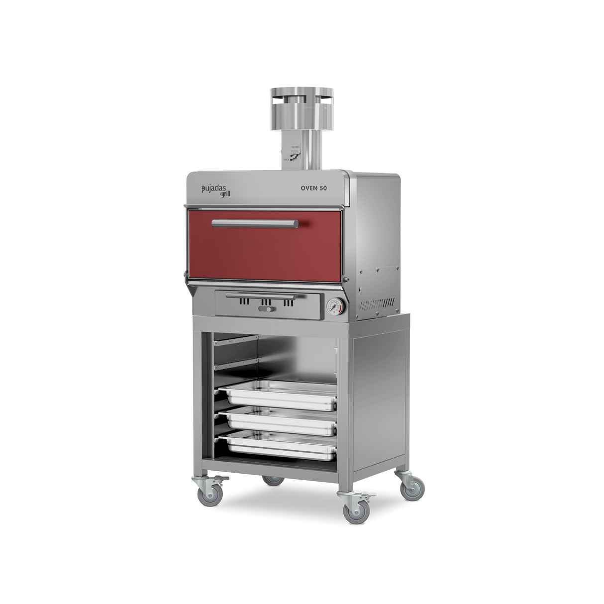 Funktionaler Holzkohleofen- Pujadas