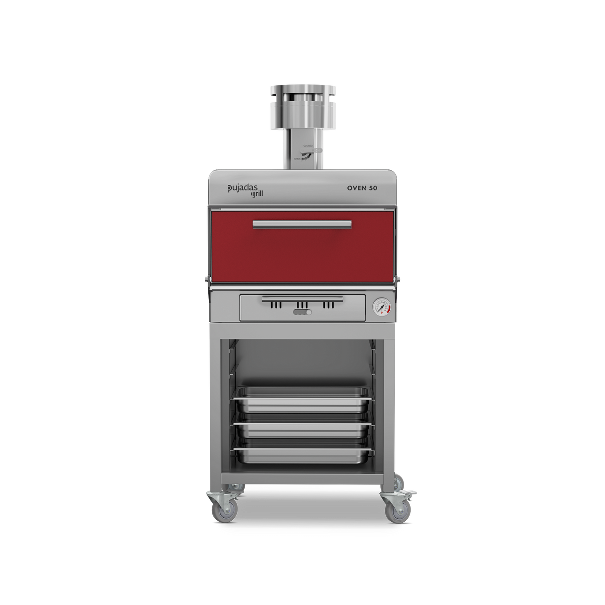 Funktionaler Holzkohleofen- Pujadas