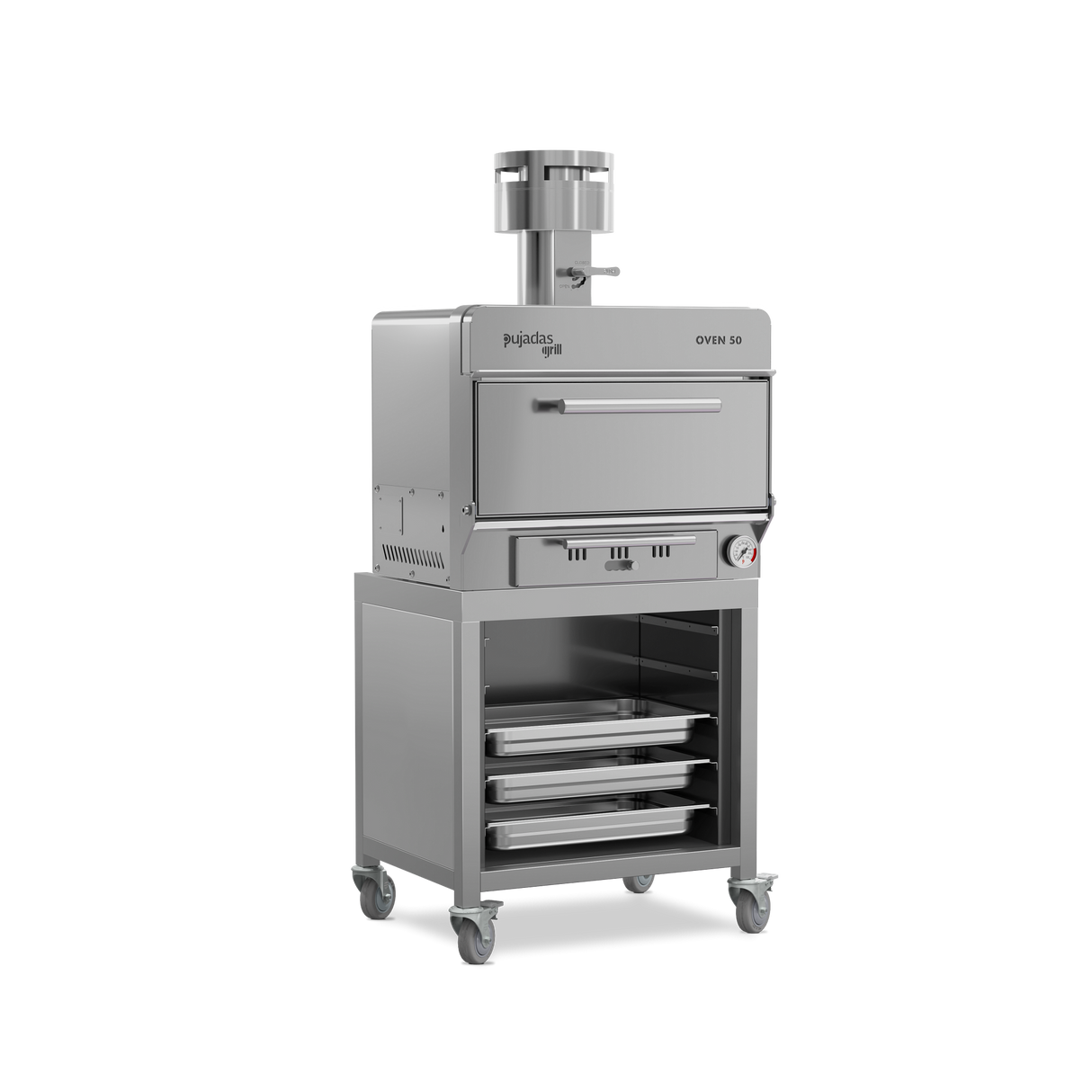 Funktionaler Holzkohleofen- Pujadas