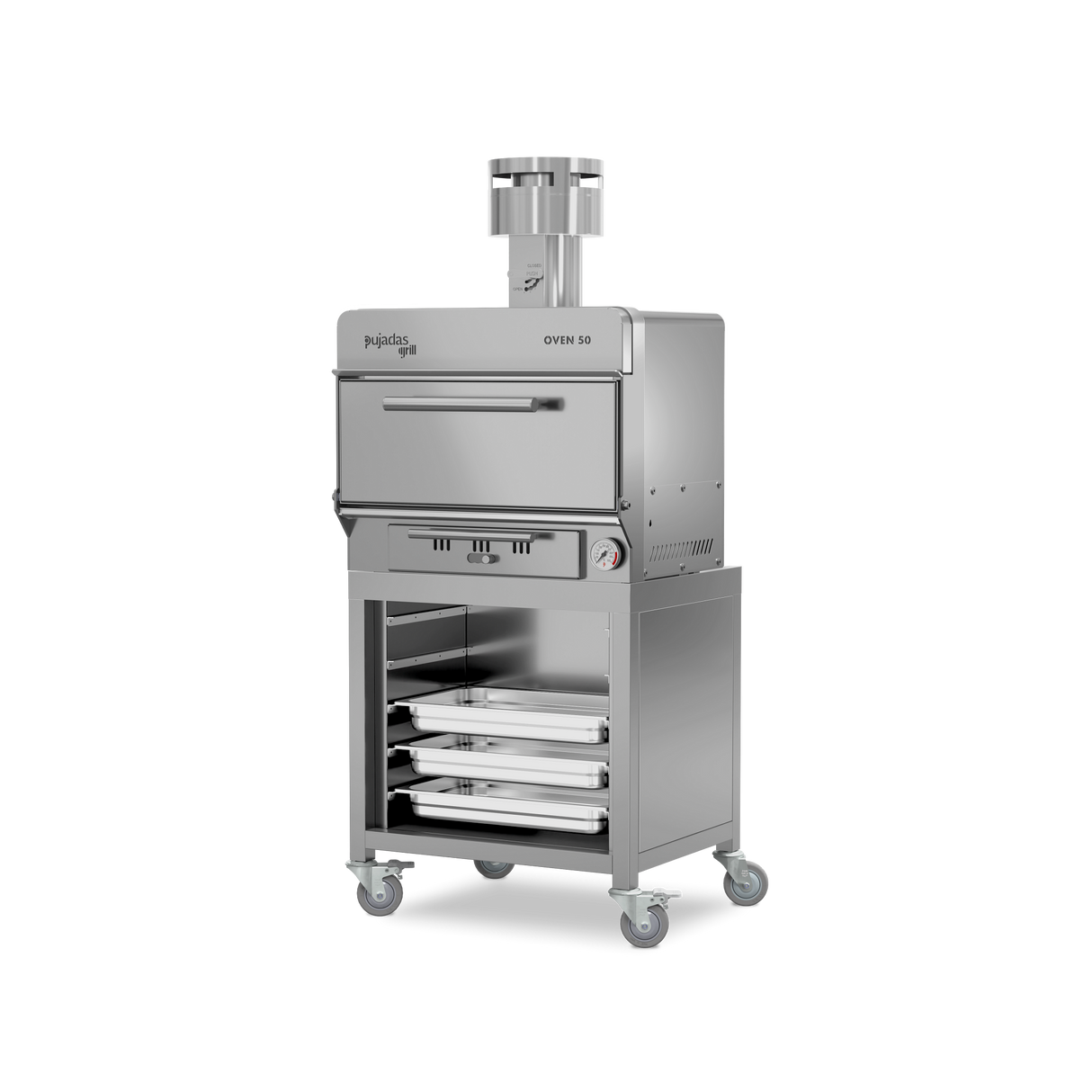 Funktionaler Holzkohleofen- Pujadas