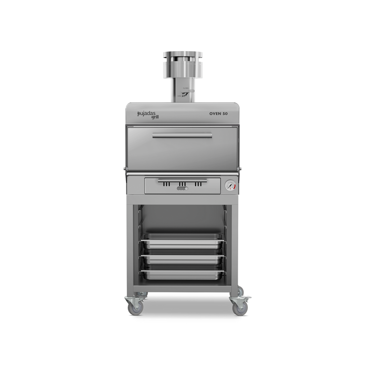 Funktionaler Holzkohleofen- Pujadas