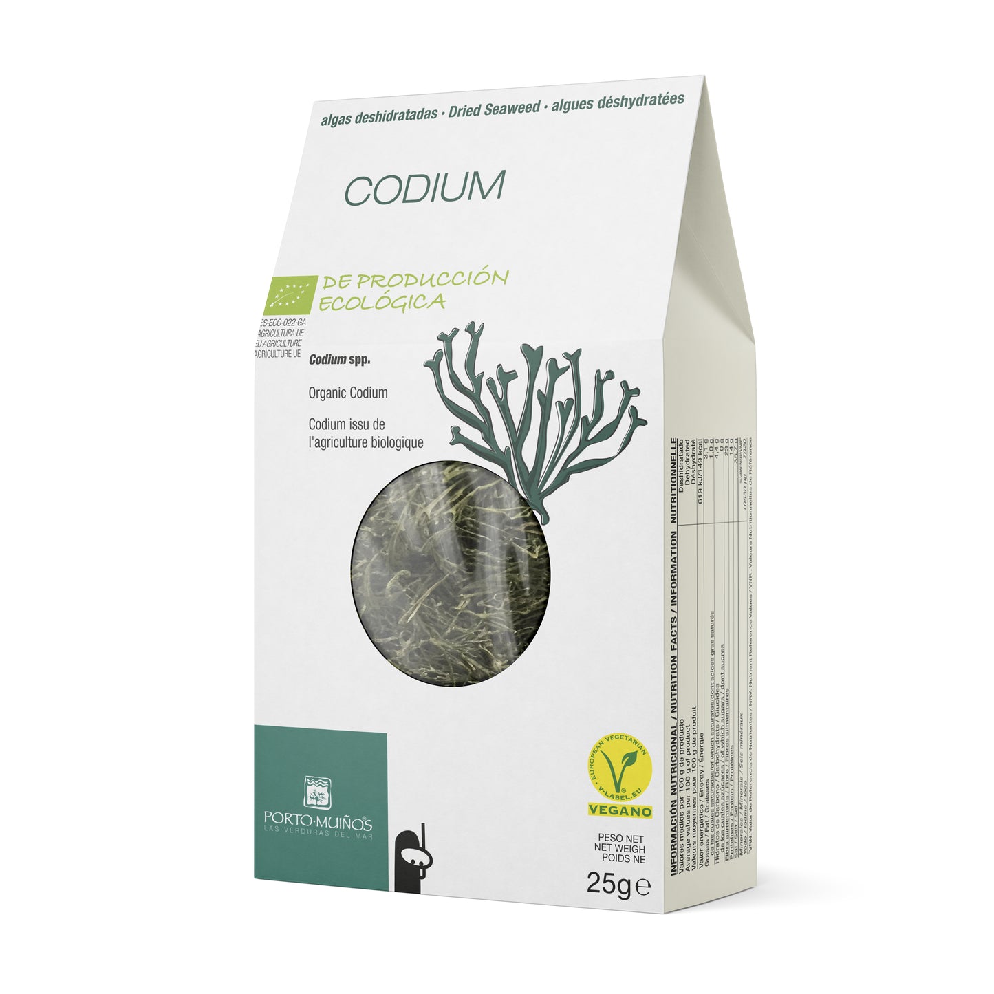 Porto Muiños – Bio getrocknetes Codium 25 g