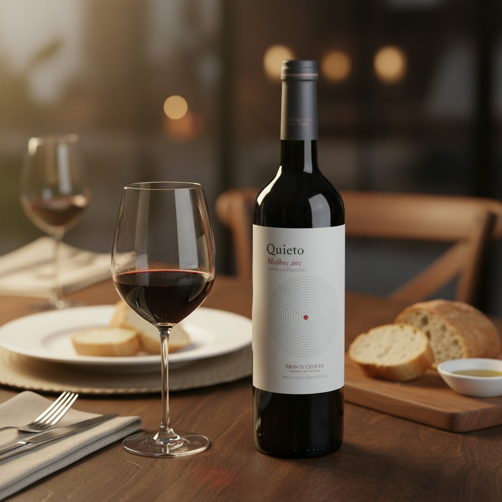 Monte Quieto Malbec 2022 - Argentinischer Rotwein - 750ml