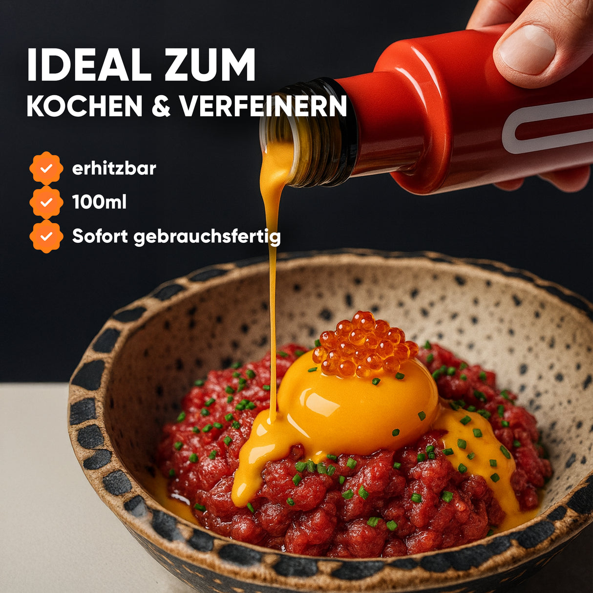 Oliquida - Sauce aus grünen Oliven und Chipotle Chilis - 100ml | Caviaroli | Albert Adriá