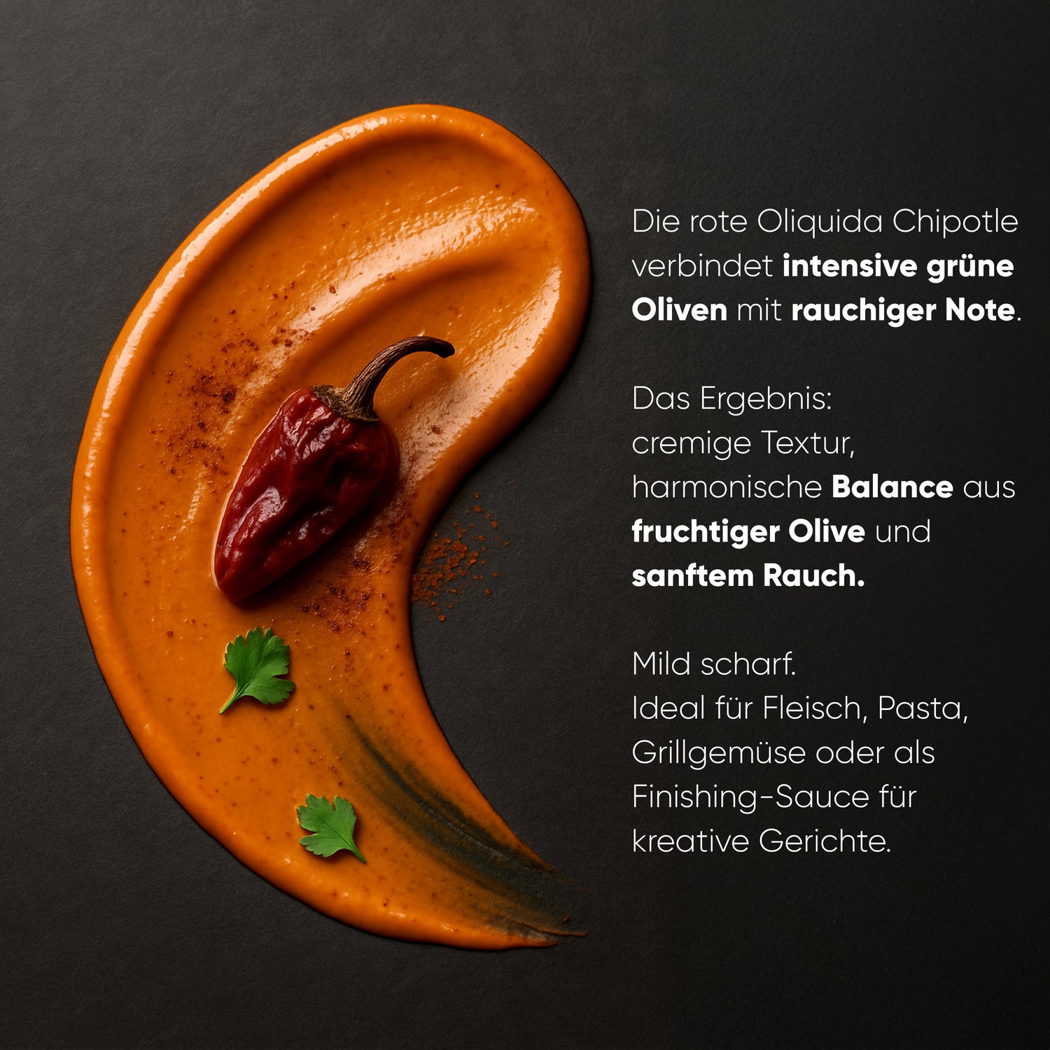 Oliquida - Sauce aus grünen Oliven und Chipotle Chilis - 100ml | Caviaroli | Albert Adriá