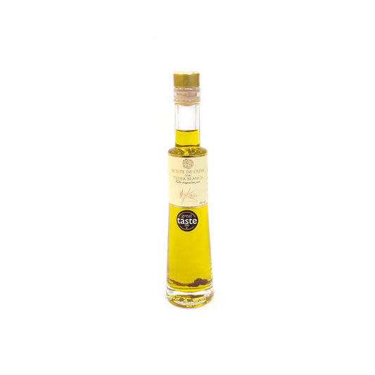 Mykés -  Weißes Trüffelöl - Natives Olivenöl extra Arbequina mit weißem Trüffel - Tuber Magnatum
