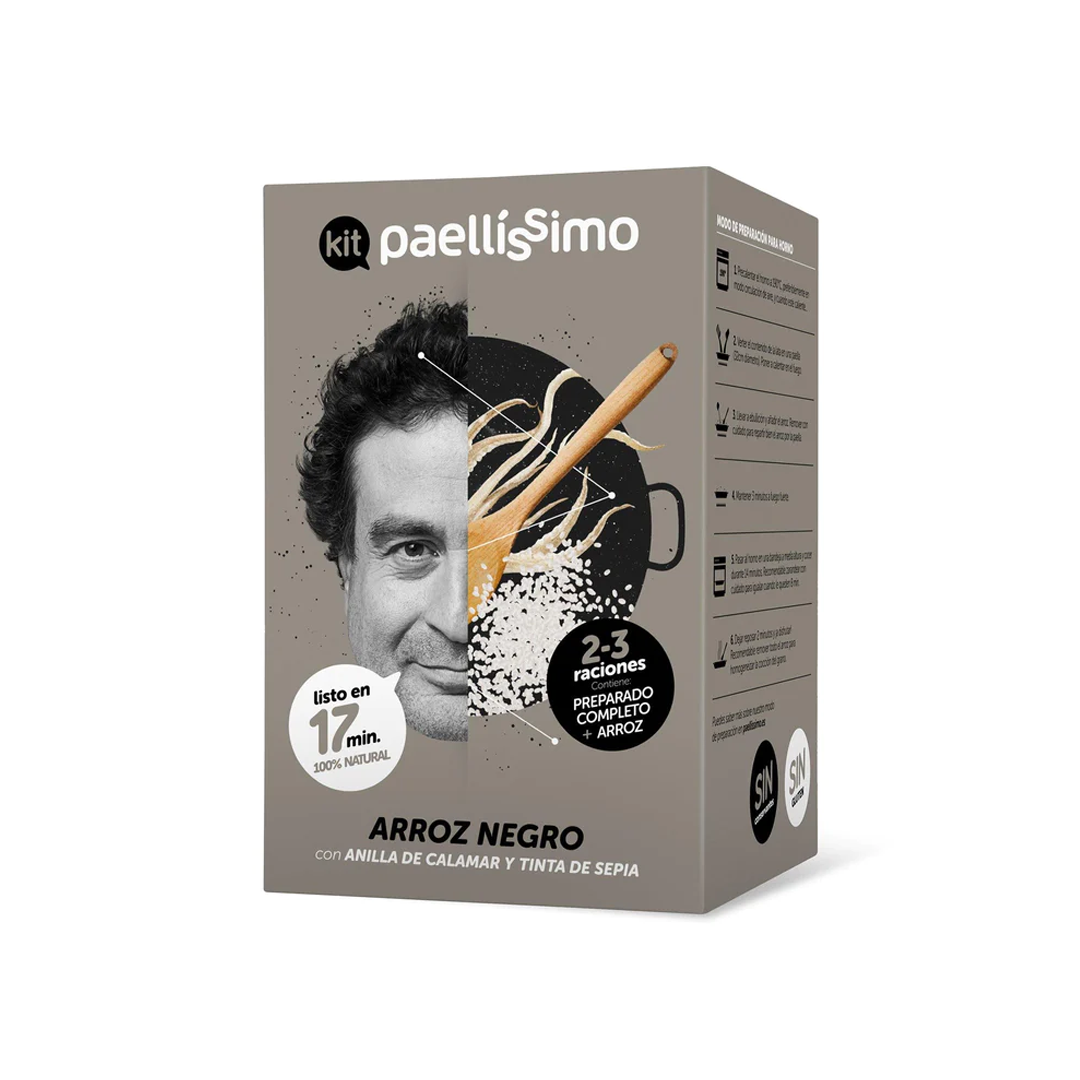 Paellissimo – Paella Kit für "Arroz Negro mit Tintenfisch“ - 1 Stück
