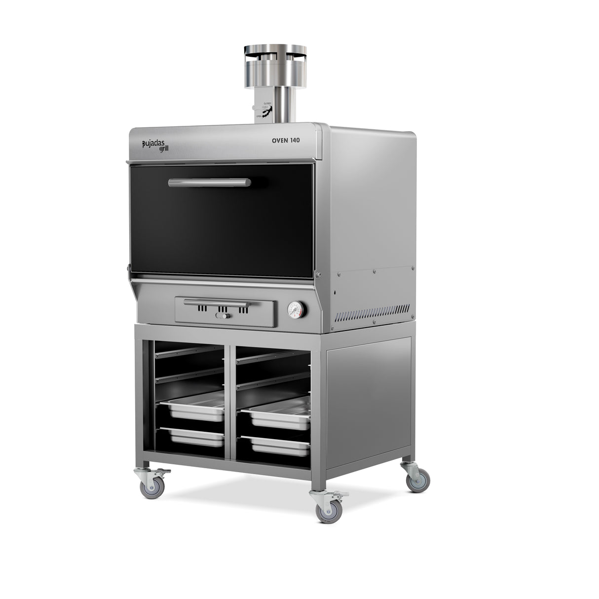 Funktionaler Holzkohleofen- Pujadas