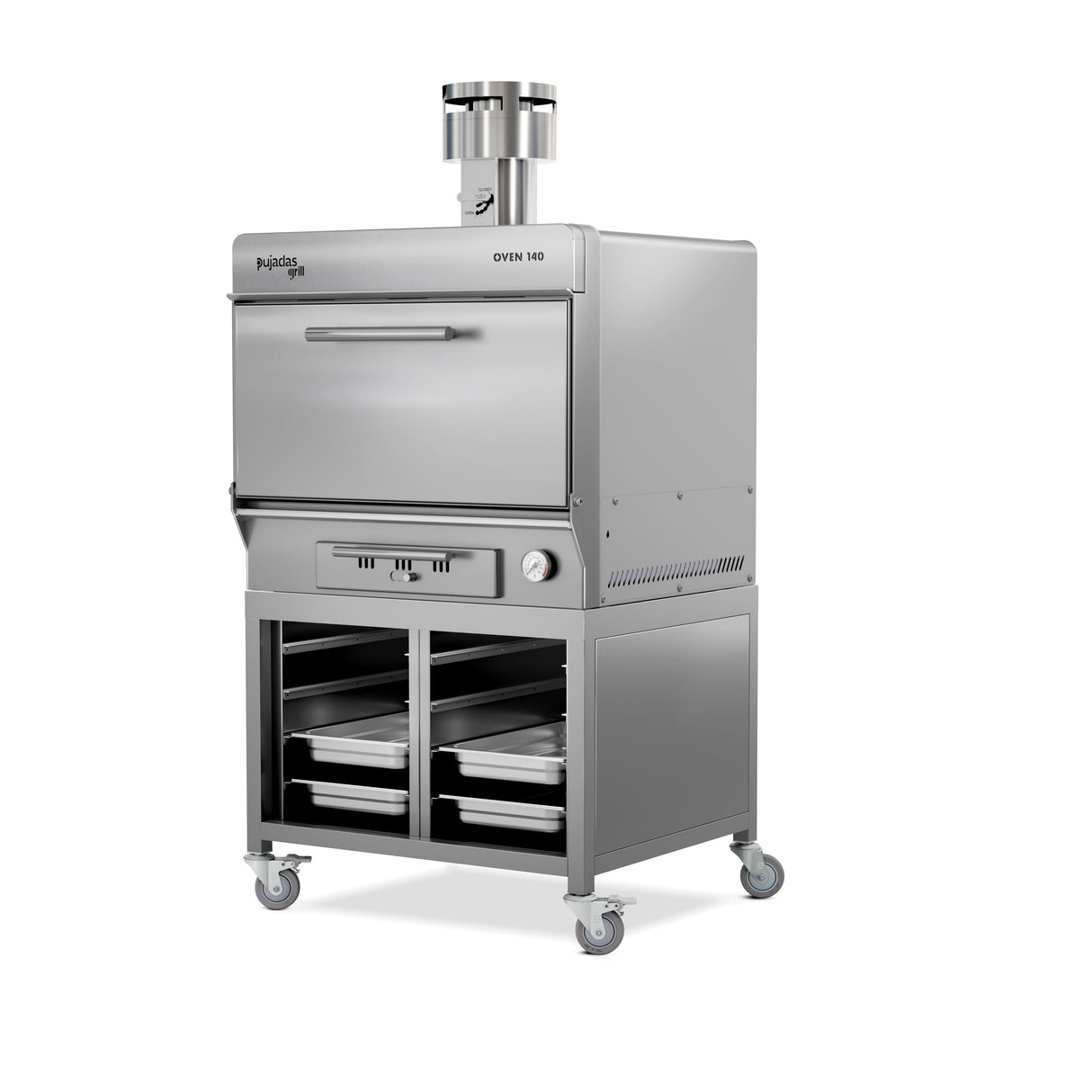 Funktionaler Holzkohleofen- Pujadas