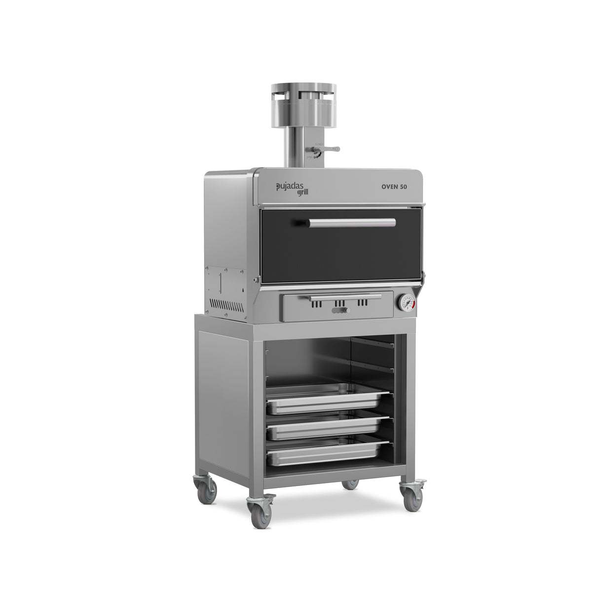 Funktionaler Holzkohleofen- Pujadas