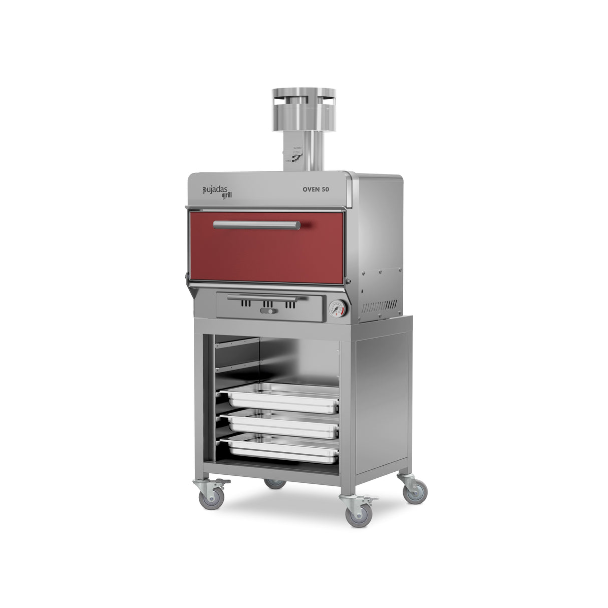 Funktionaler Holzkohleofen- Pujadas