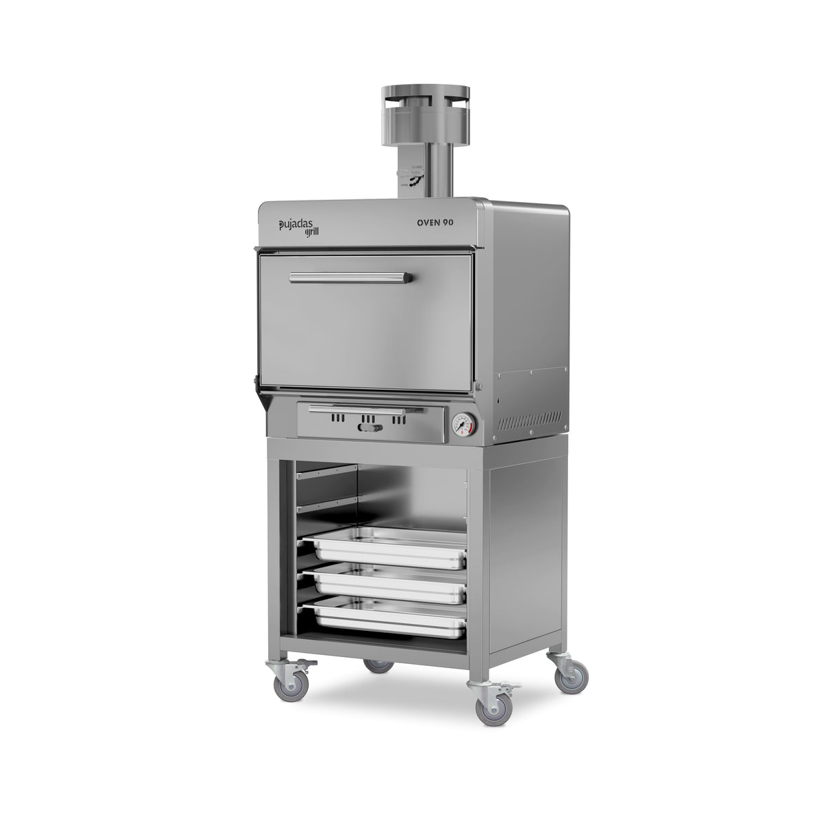 Funktionaler Holzkohleofen- Pujadas