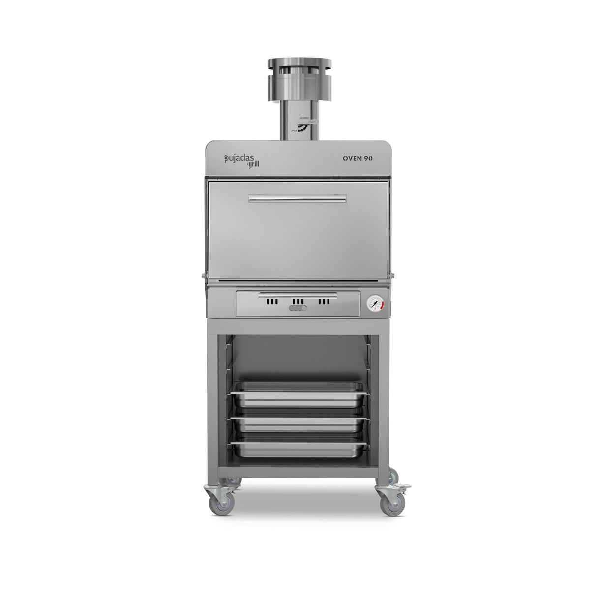 Funktionaler Holzkohleofen- Pujadas