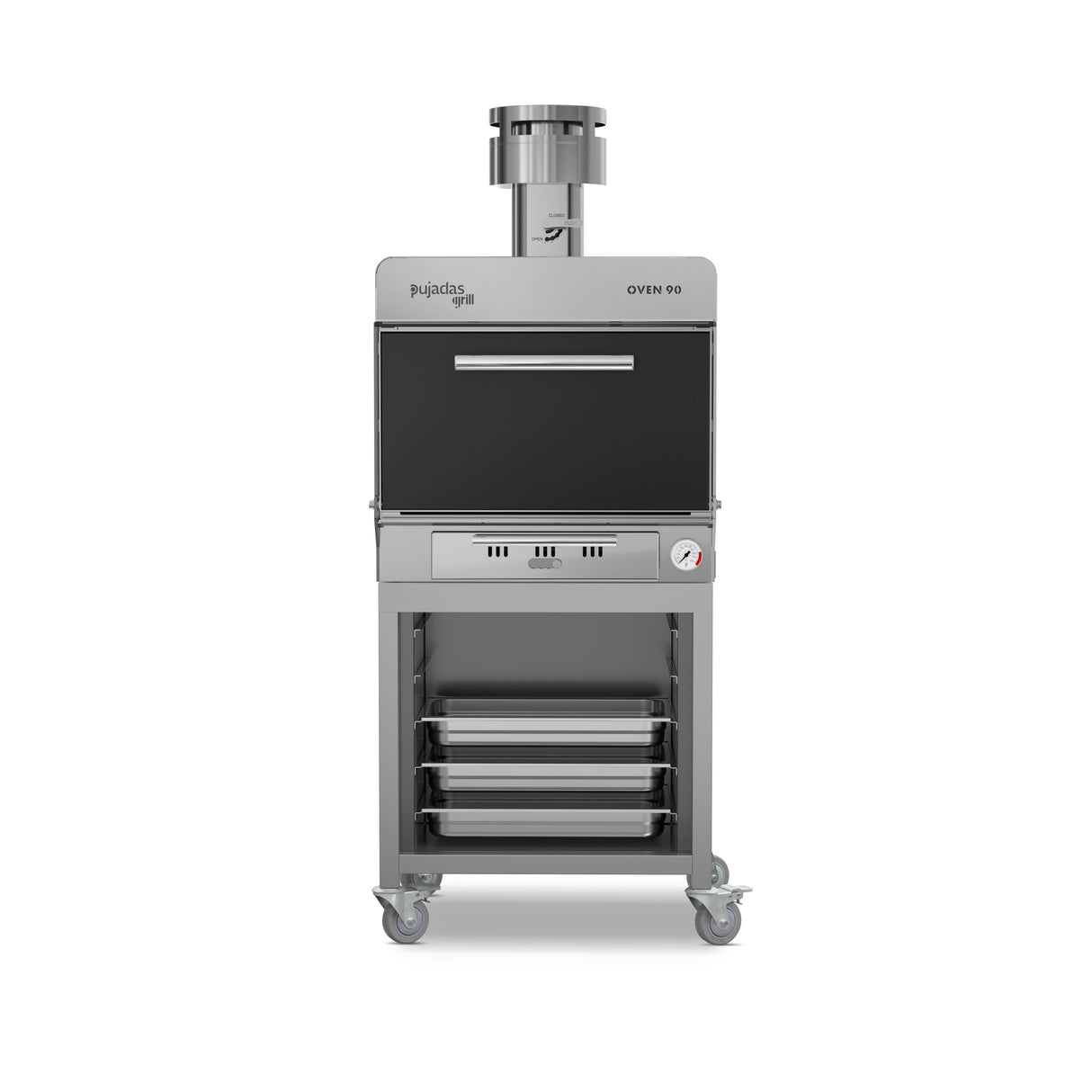 Funktionaler Holzkohleofen- Pujadas