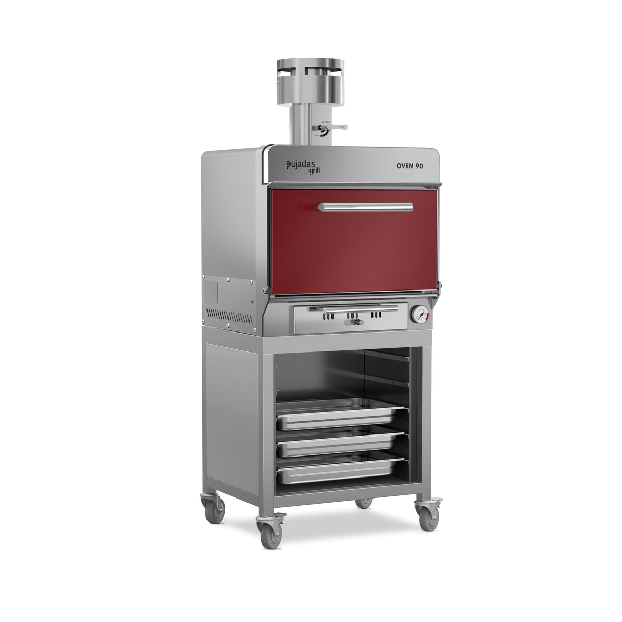 Funktionaler Holzkohleofen- Pujadas