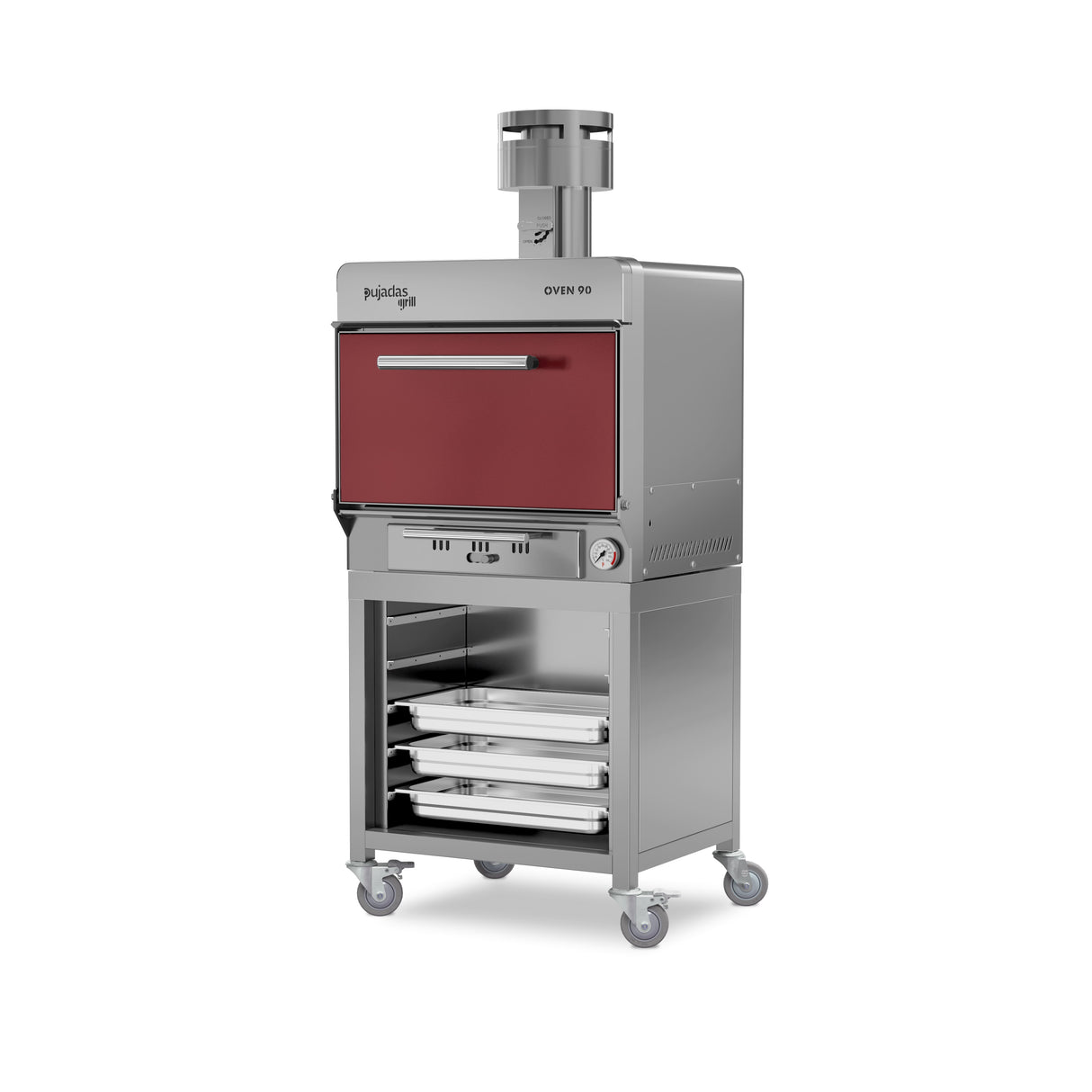 Funktionaler Holzkohleofen- Pujadas