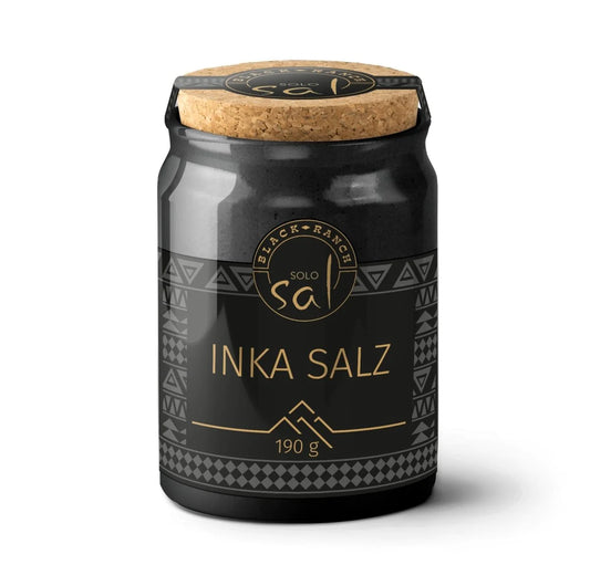 Black Ranch - Inka Salz - Ursalz aus den Anden - Perfekt zum Grillen - 190g