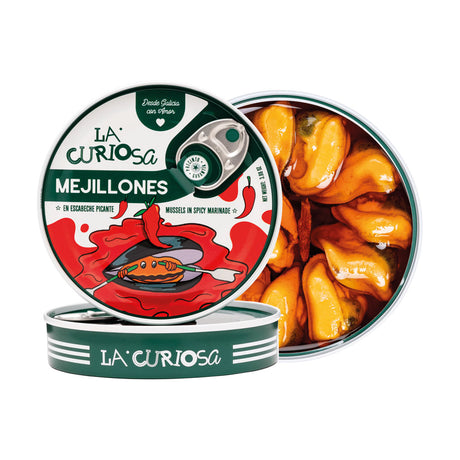 La Curiosa - Pikant eingelegte Miesmuscheln - 115g