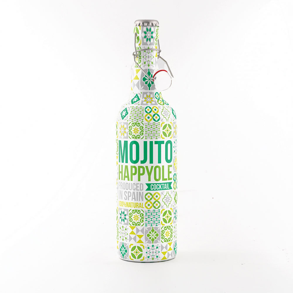 Happy Ole Mojito – Cocktail mit Rum, Limette & Minze | 330 ml & 750 ml | Kubanischer Genuss