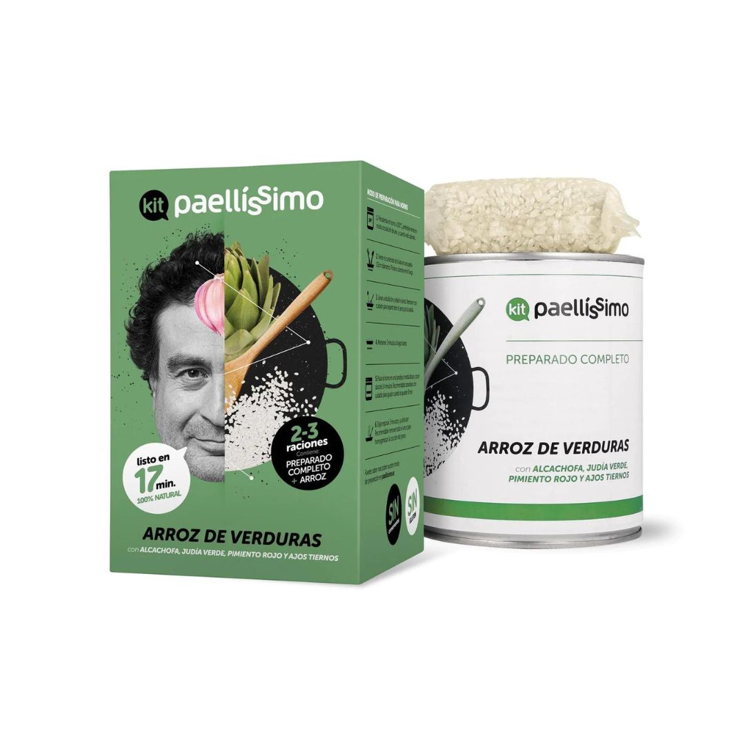 Paellissimo – Paella Kit für "Arroz de Verduras mit Gemüse“ - 1 Stück