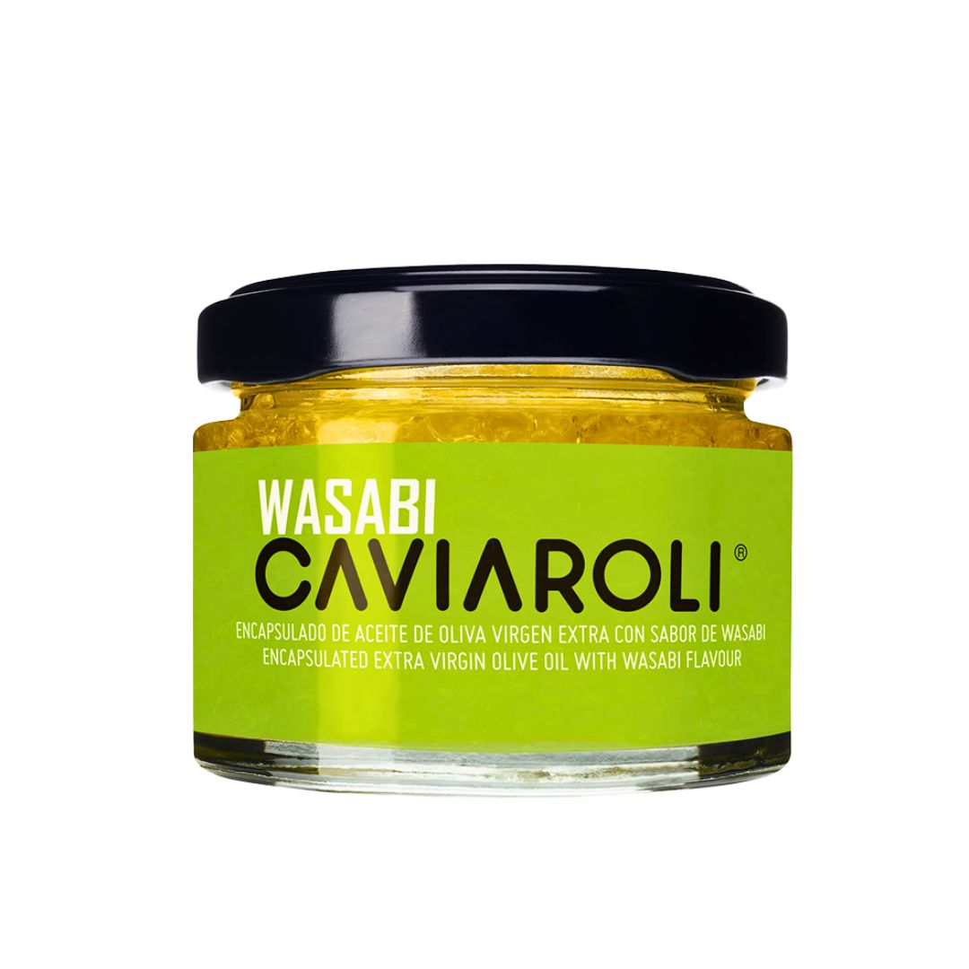 Caviaroli - Wasabi Kaviar mit Nativem Olivenöl - Perlen - 50gr