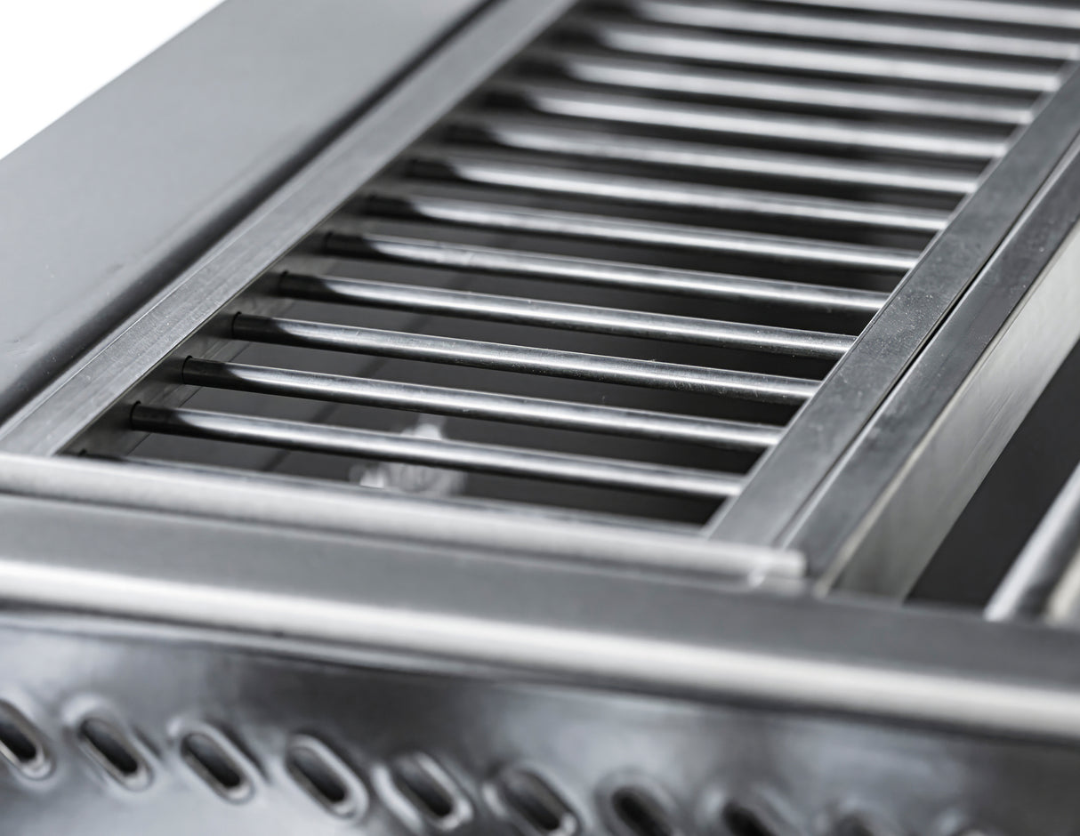 Offener Grill ohne Schamottbasis