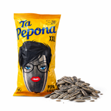 La Pepona XXL Pipas Gigantes (5er Set) – Spanische Riesen-Sonnenblumenkerne geröstet & gesalzen | Der Nr. 1 Snack aus Spanien