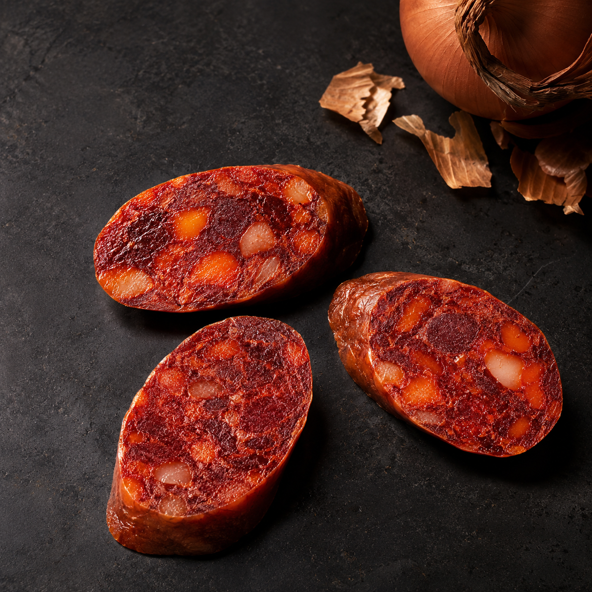 Jamones Blázquez Chorizo Sarta Ibérico Dulce ca. 320-360g – Spanische Chorizo aus Salamanca