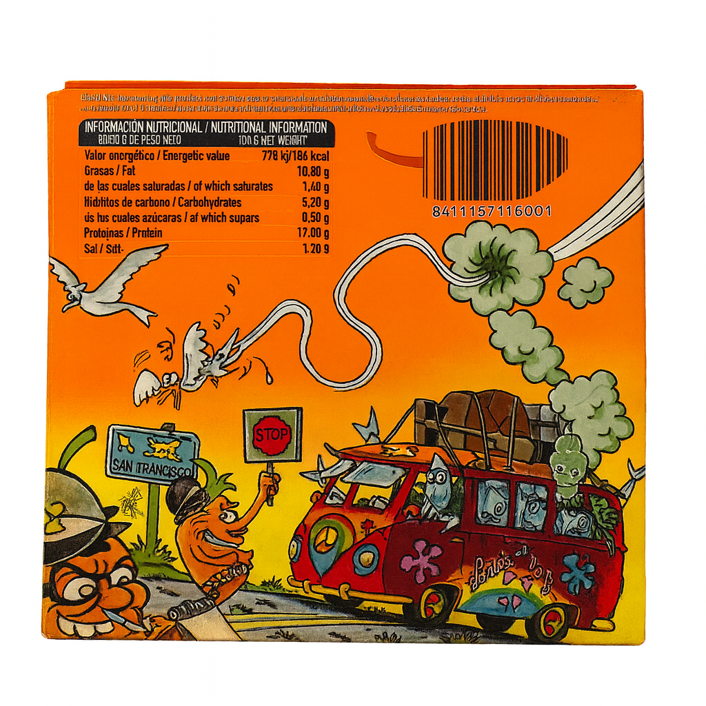 HOT AS HELL- Mariscadora | Woodstock - Limited Edition | Mini Sardinen mit Habanero | CHILI CHALANGE  | Konserve | Spanien