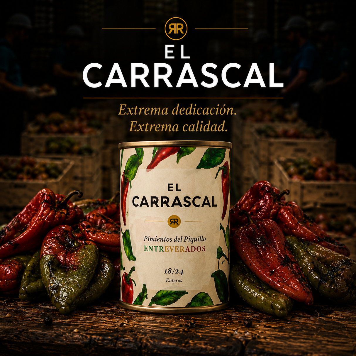 Pimientos del Piquillo Entreverados aus Extremadura Spanien