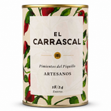 El Carrascal - Pimientos del Piquillo - gegrillte und eingelegte rote Spitzaprika - 400g