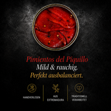 El Carrascal - Pimientos del Piquillo - gegrillte und eingelegte rote Spitzaprika - 400g