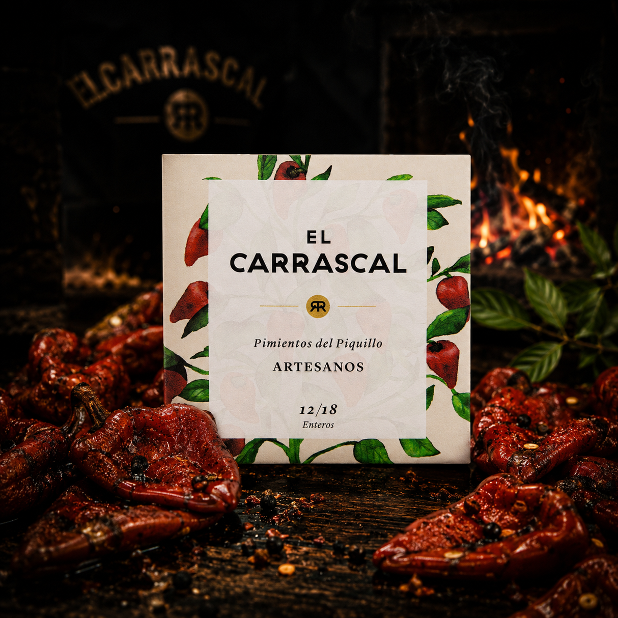 El Carrascal - Pimientos del Piquillo - gegrillte und eingelegte rote Spitzaprika - 255g