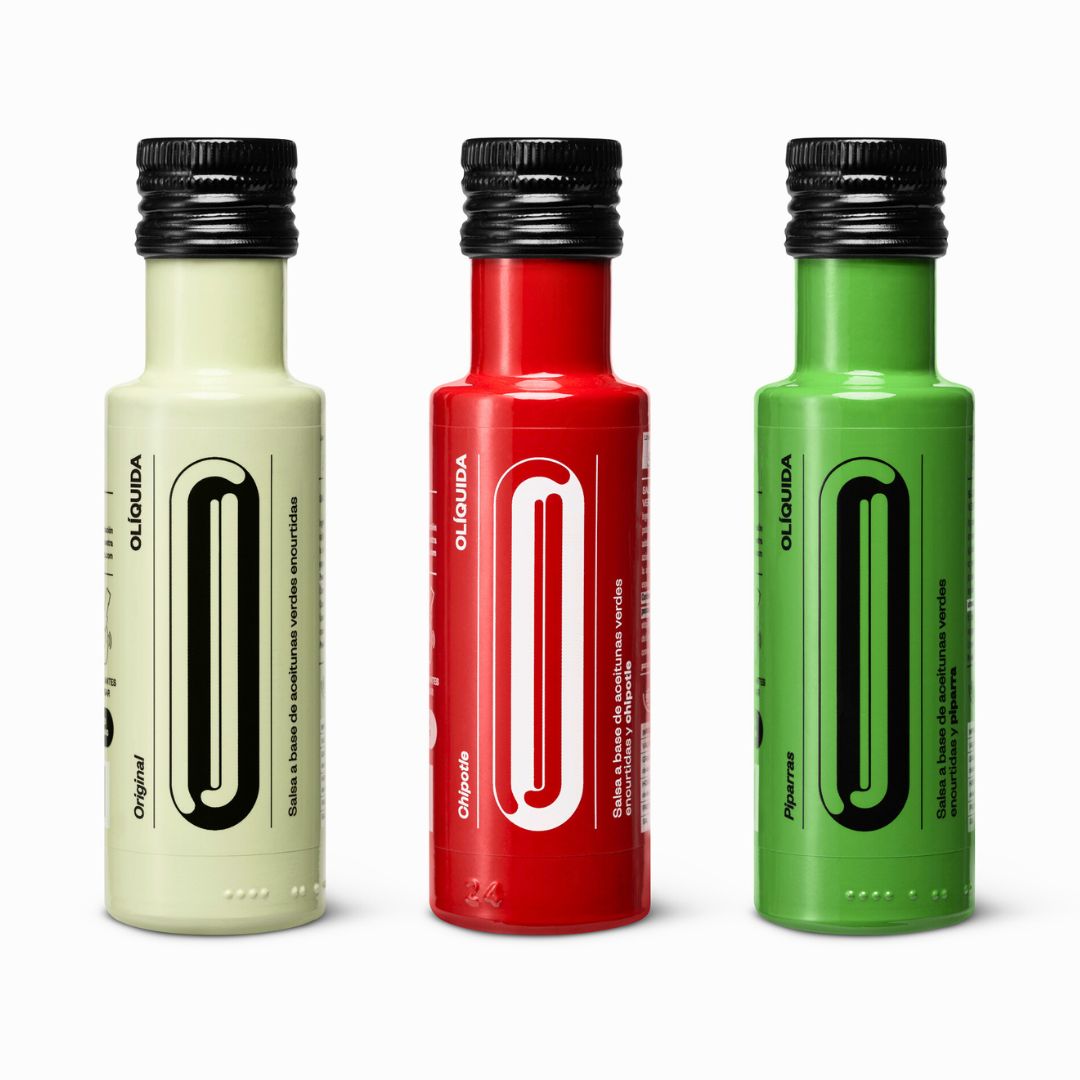 Oliquida - Sauce aus grünen Oliven und eingelegten "Piparra" Chilis - 100ml |Caviaroli | Albert Adriá