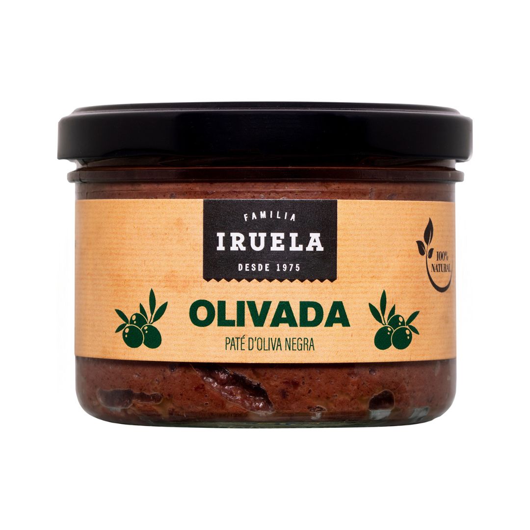 Iruela - Schwarze Oliventapenade "Olivada" 200g – Spanische Feinkost | Tapas